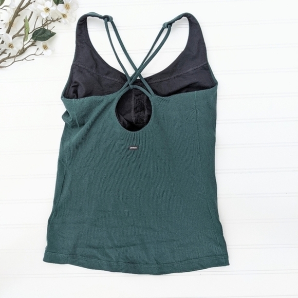 Prana Everyday Tank Strappy Back Shelf Bra Top - Picture 2 of 5